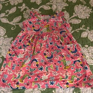 Flap Happy Pink Mermaid and Sea Life Dress